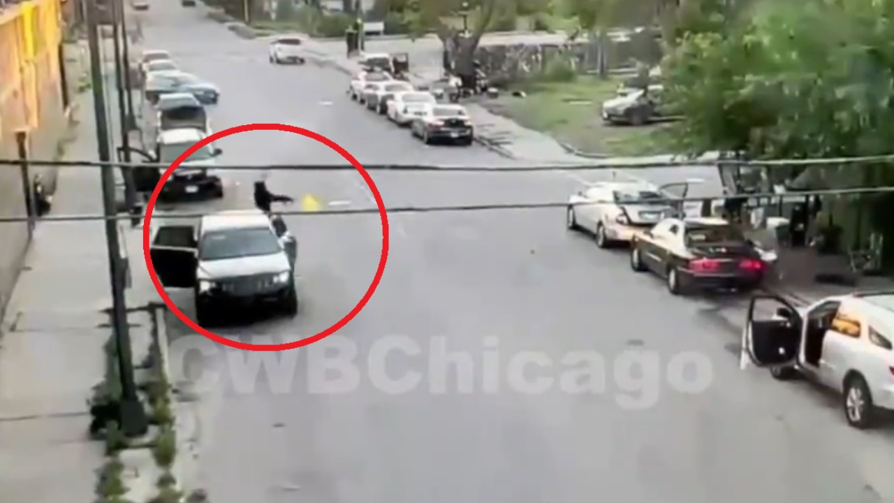 Surveillance video shows Chicago mass shooting in Englewood