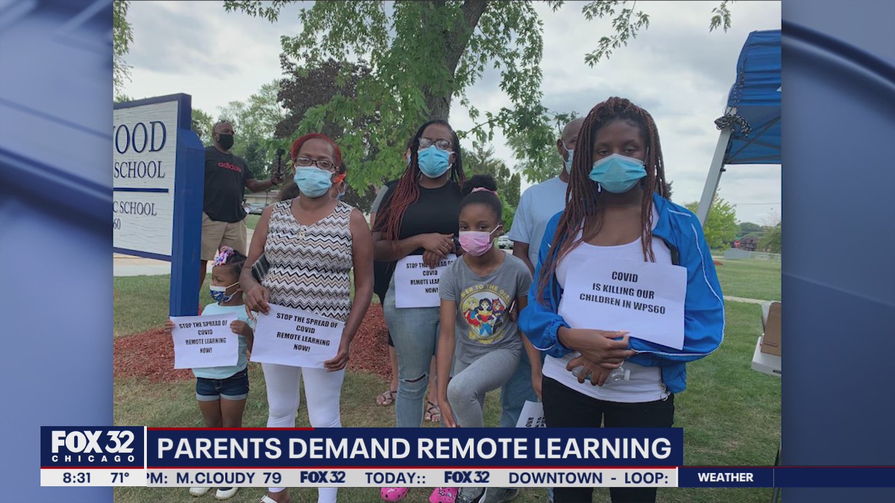Waukegan parents demand remote learning amid growing number of COVID-19 infections