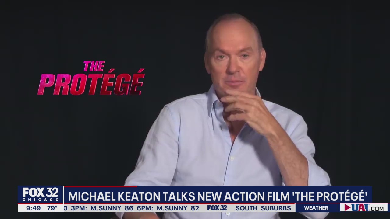 Michael Keaton talks new action film 'The Prot?g?'