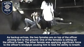 Dashcam video shows attack on Aurora officer who was strangled during traffic stop