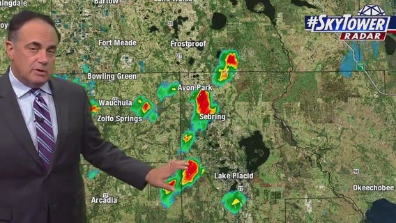 Friday evening forecast