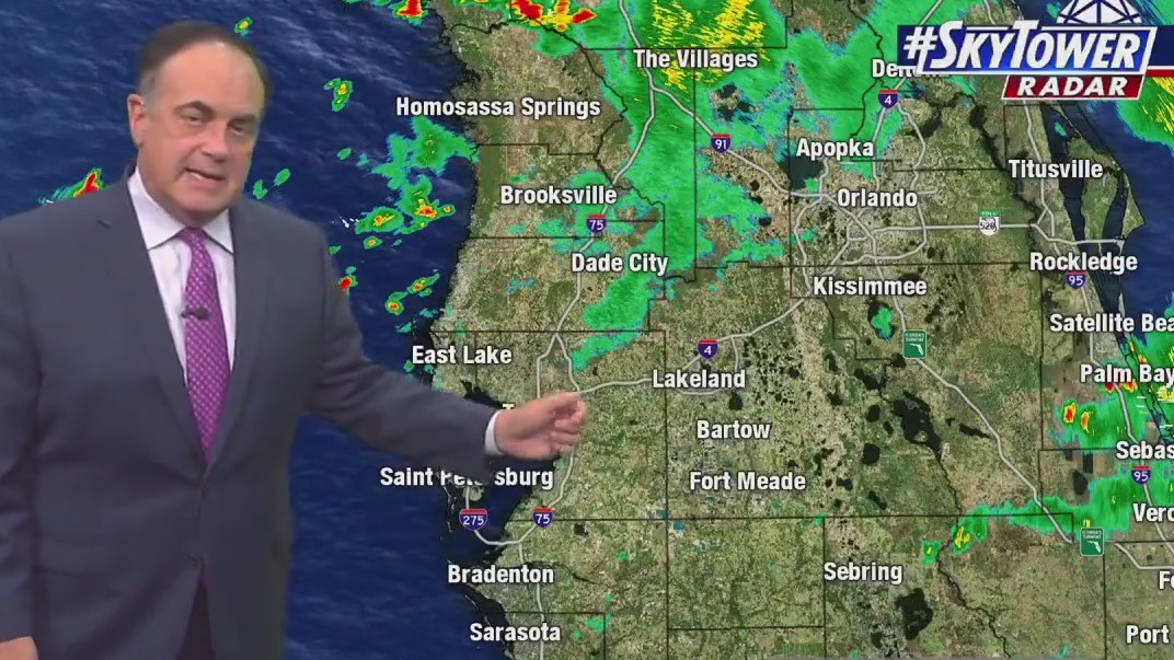 Monday evening forecast