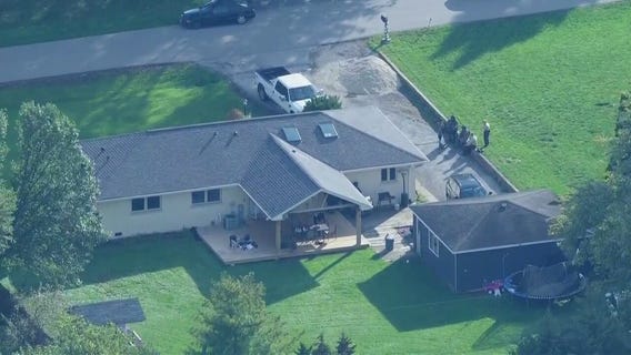 SkyFOX over Lemont police activity