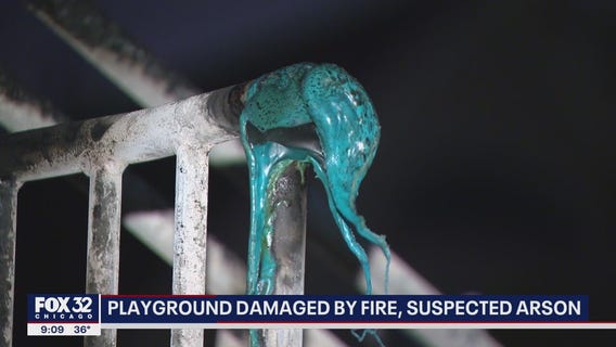 Arson suspected in Hermosa playground fire