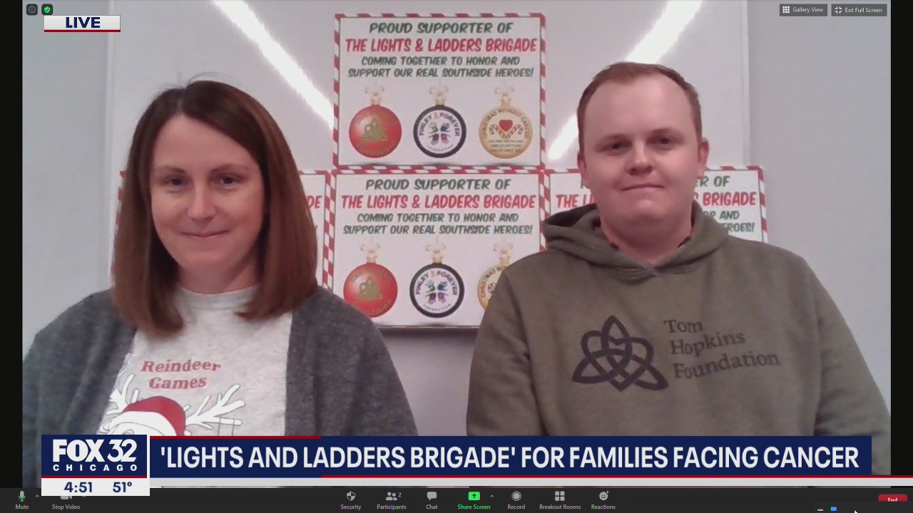 'Lights and Ladders Brigade' raises funds for families fighting cancer