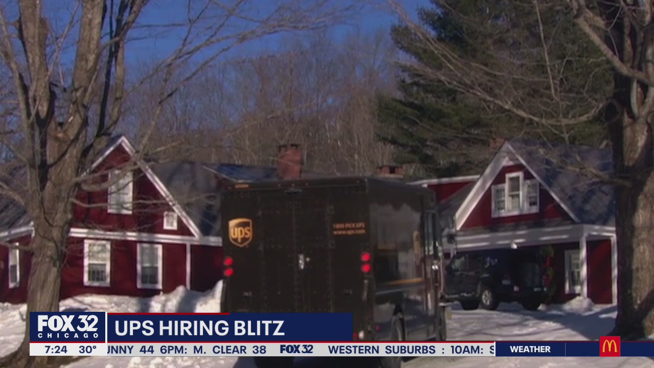 UPS hiring thousands this weekend in holiday push