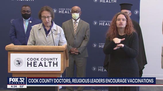 Cook County doctors, religious leaders encourage COVID-19 vaccinations