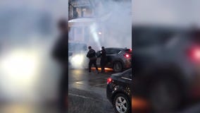 Video shows aftermath of shooting in Uptown; 1 dead, 1 gravely injured