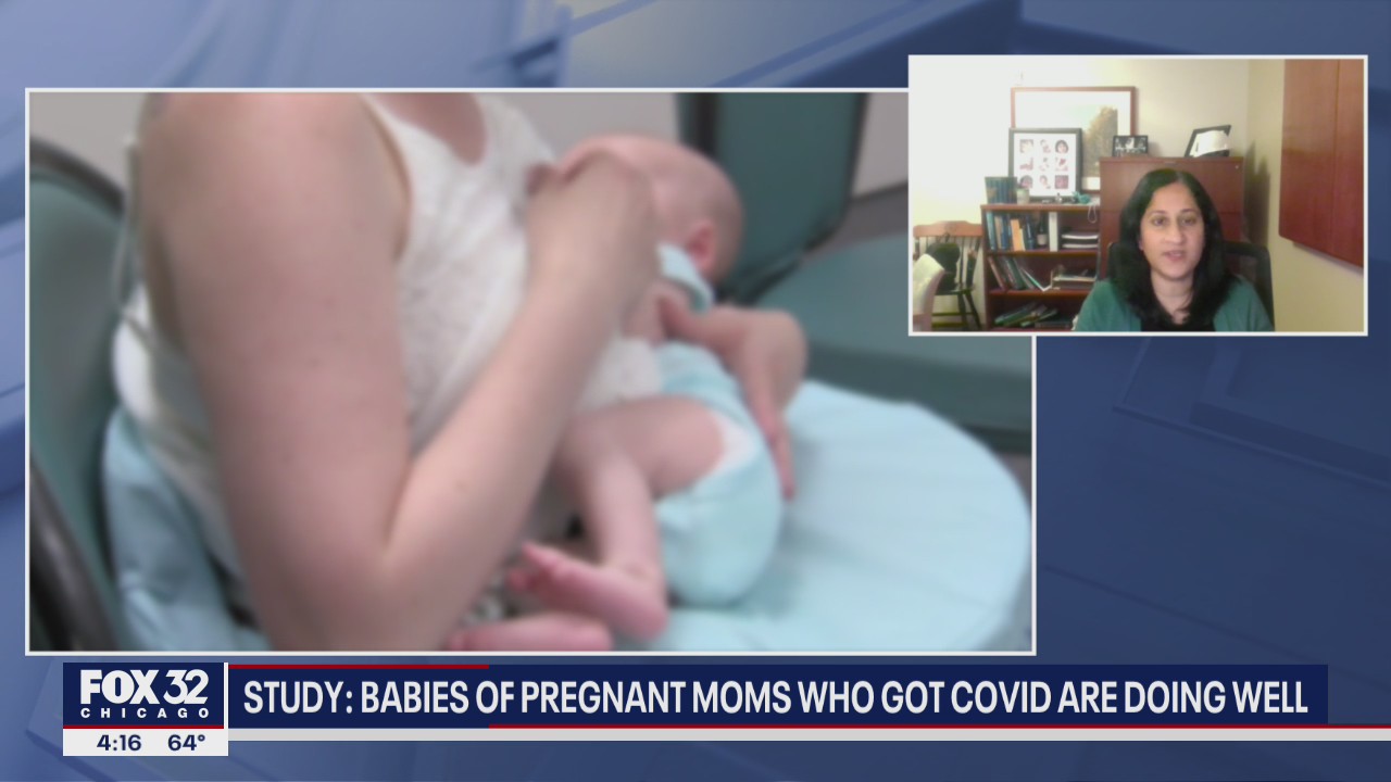 Babies of pregnant moms who got COVID-19 doing well, study finds