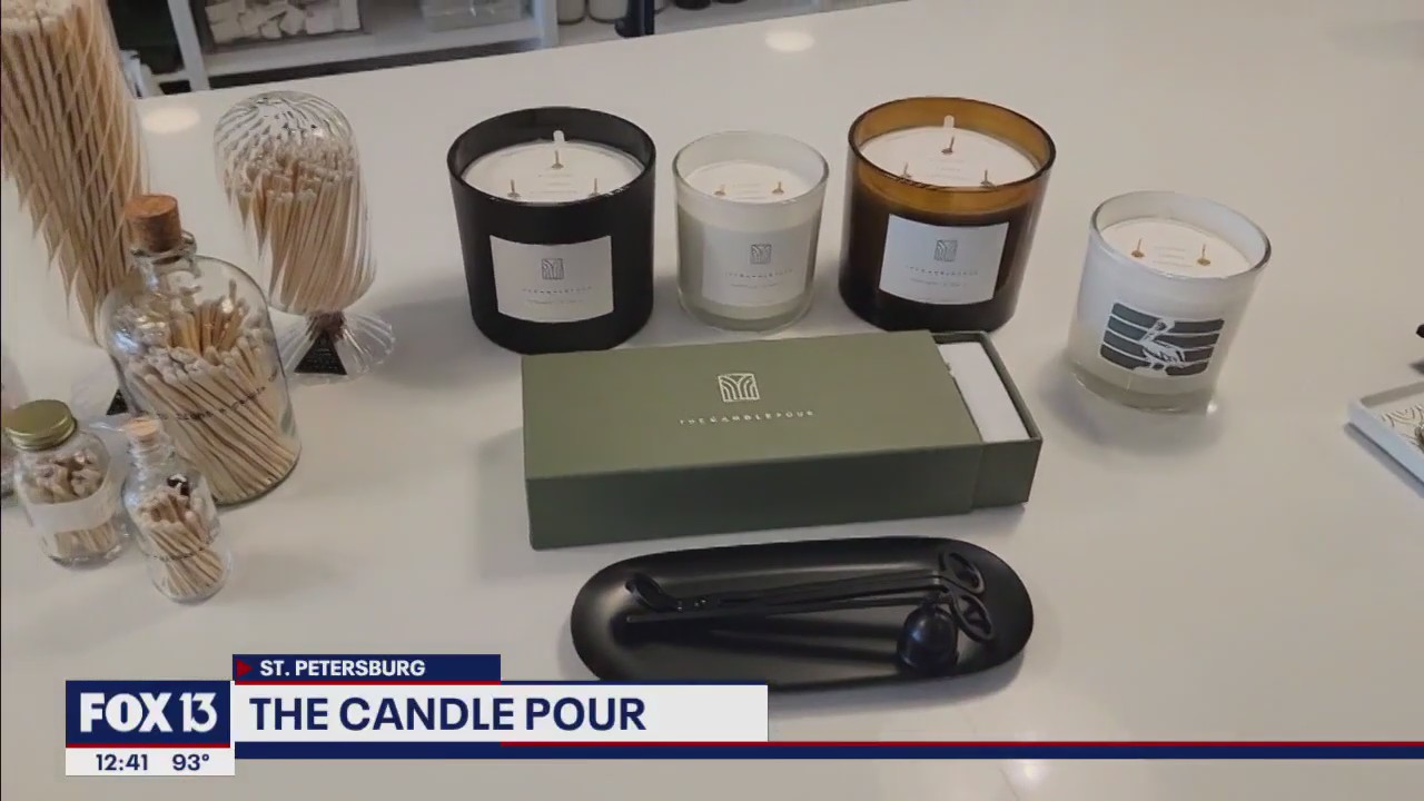 Custom candle experience in St. Pete