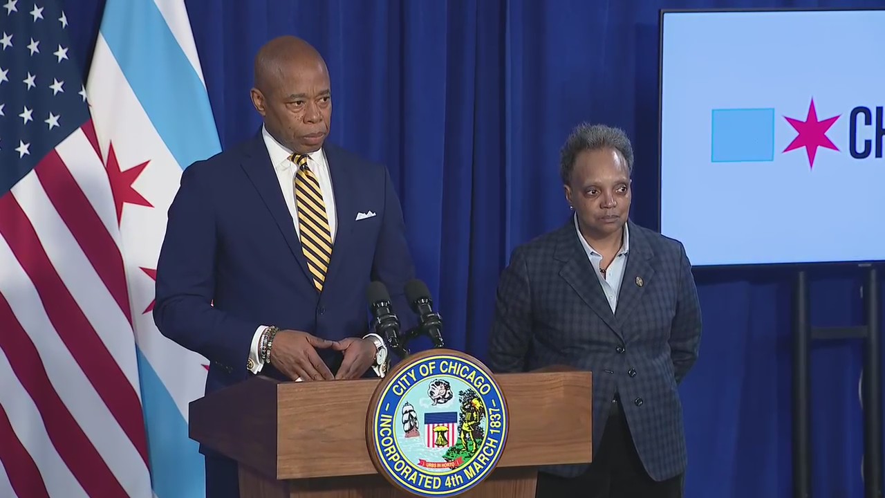 Mayors Lightfoot, Adams talk crime strategies in Chicago