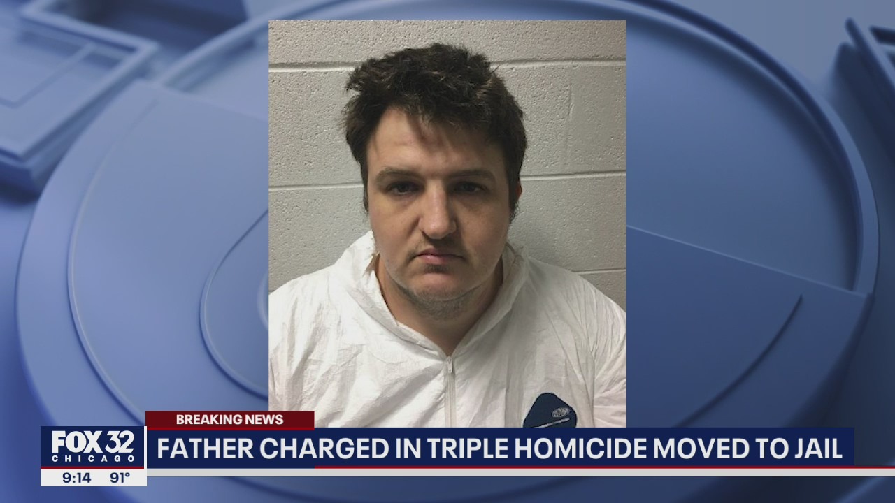 Father charged with killing his 3 children in Round Lake Beach