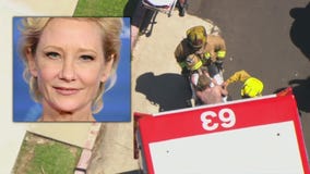Actress Anne Heche rescued from Mar Vista crash scene