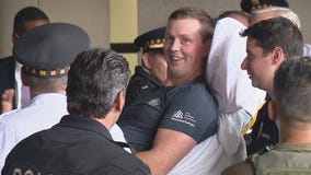 Chicago Police Officer Danny Golden released from hospital after being shot while breaking up fight