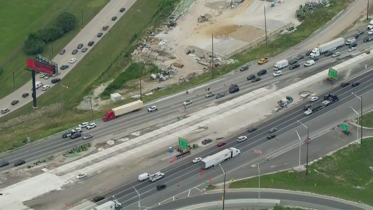 Several lanes closed due to crash on I-294