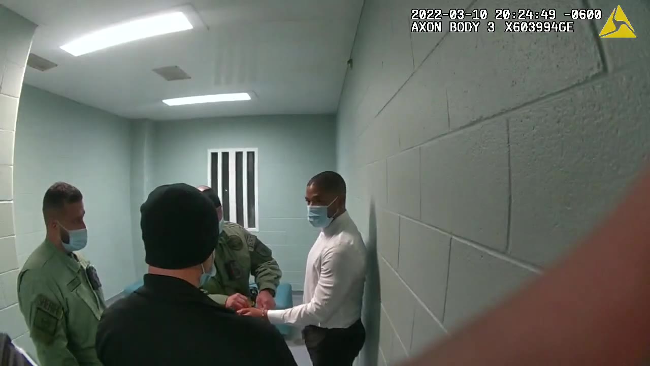 Jussie Smollett case: Exclusive video shows actor booked into Cook County Jail