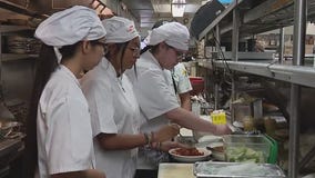 CPS students get their prize-winning 'Chi-Rizo Burrito' listed on menu at restaurant