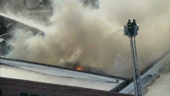 Building burns in Austin