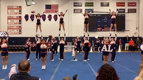 Buffalo Grove High School celebrates cheer team's state championship win