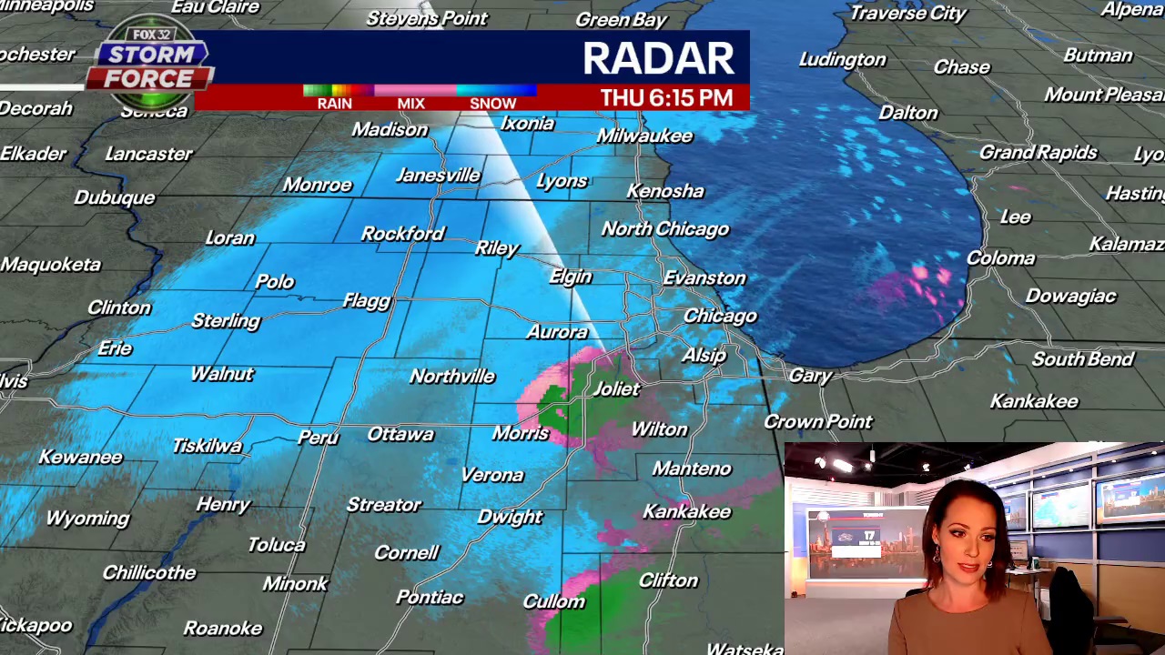 Chicago snow ends tonight, but roads may remain slick