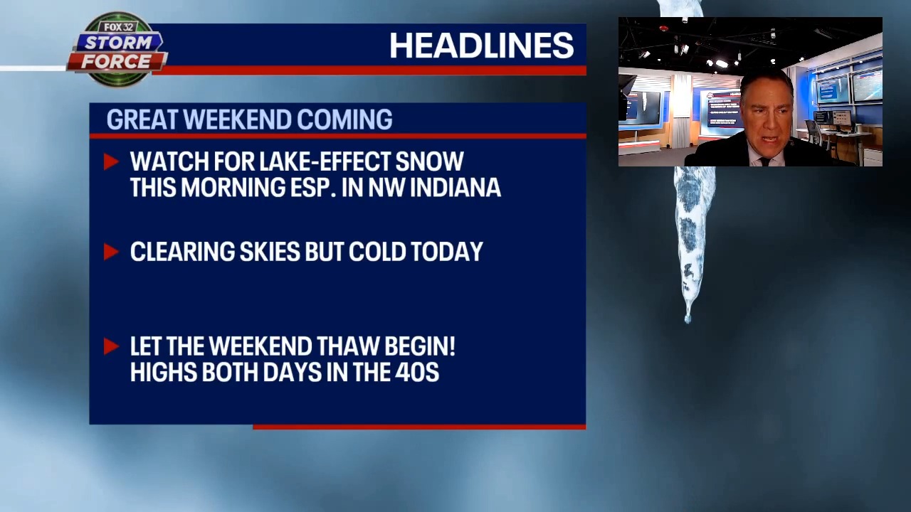 A big thaw is in store for Chicago this weekend