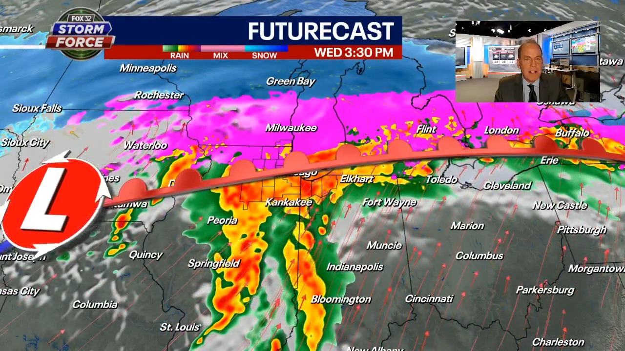 Chicago weather forecast: Calm before Wednesday's storm