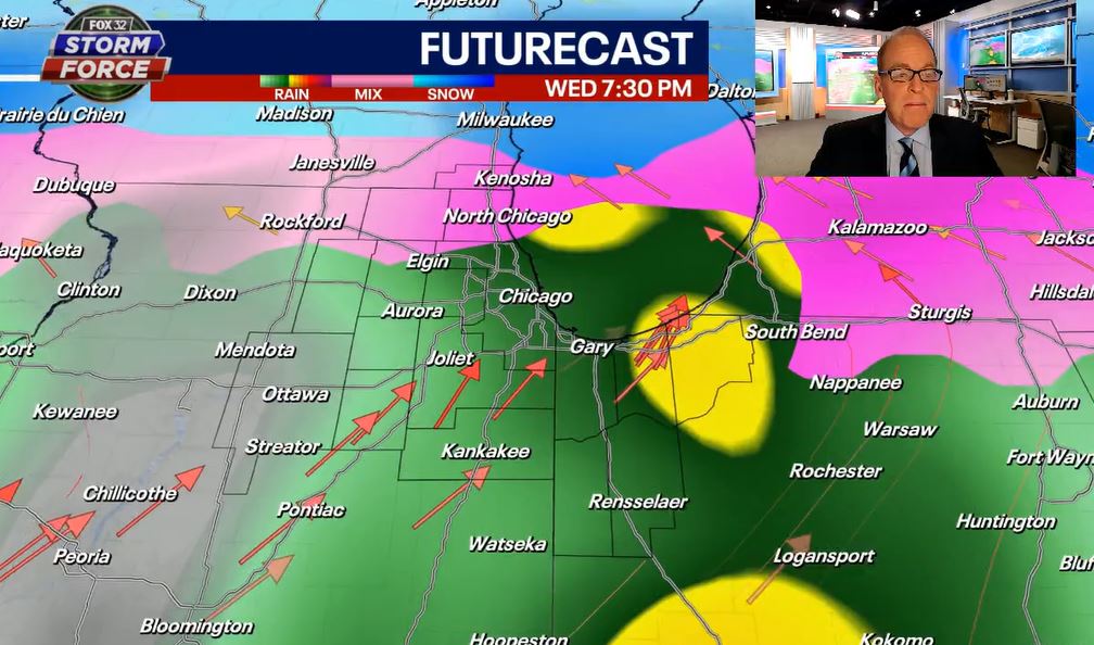 Smooth sailing through Tuesday then a messy mix