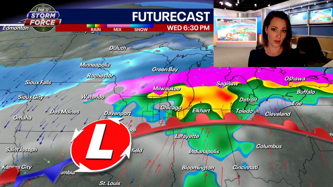 Midweek Chicago storm brings threat of heavy rain, possible icing