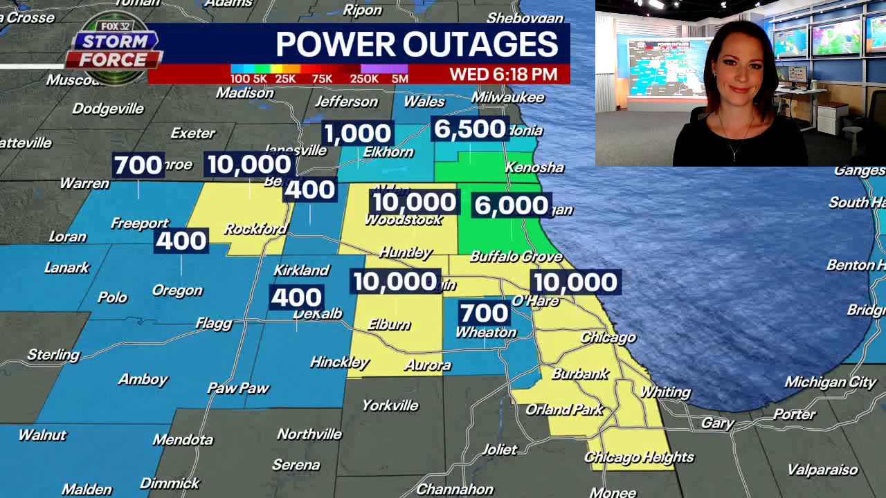 Chicago ice storm: Power outages expected to keep rising