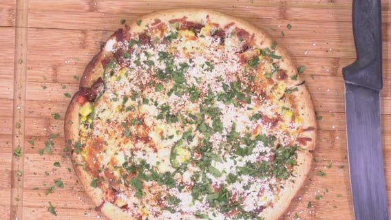 Dr. BBQ: Mexican Street Corn Pizza