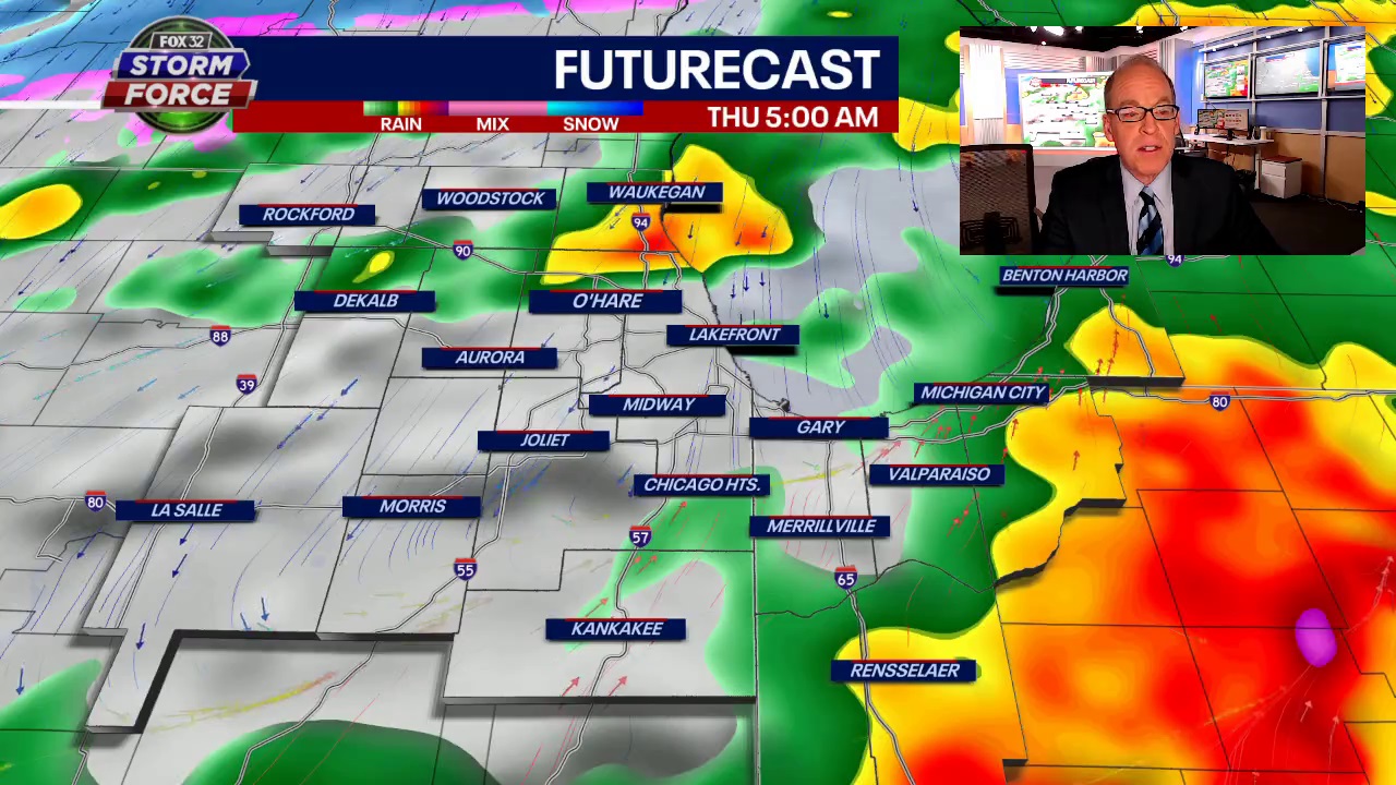 Chicago weather: Spring showers, thunderstorms in the forecast
