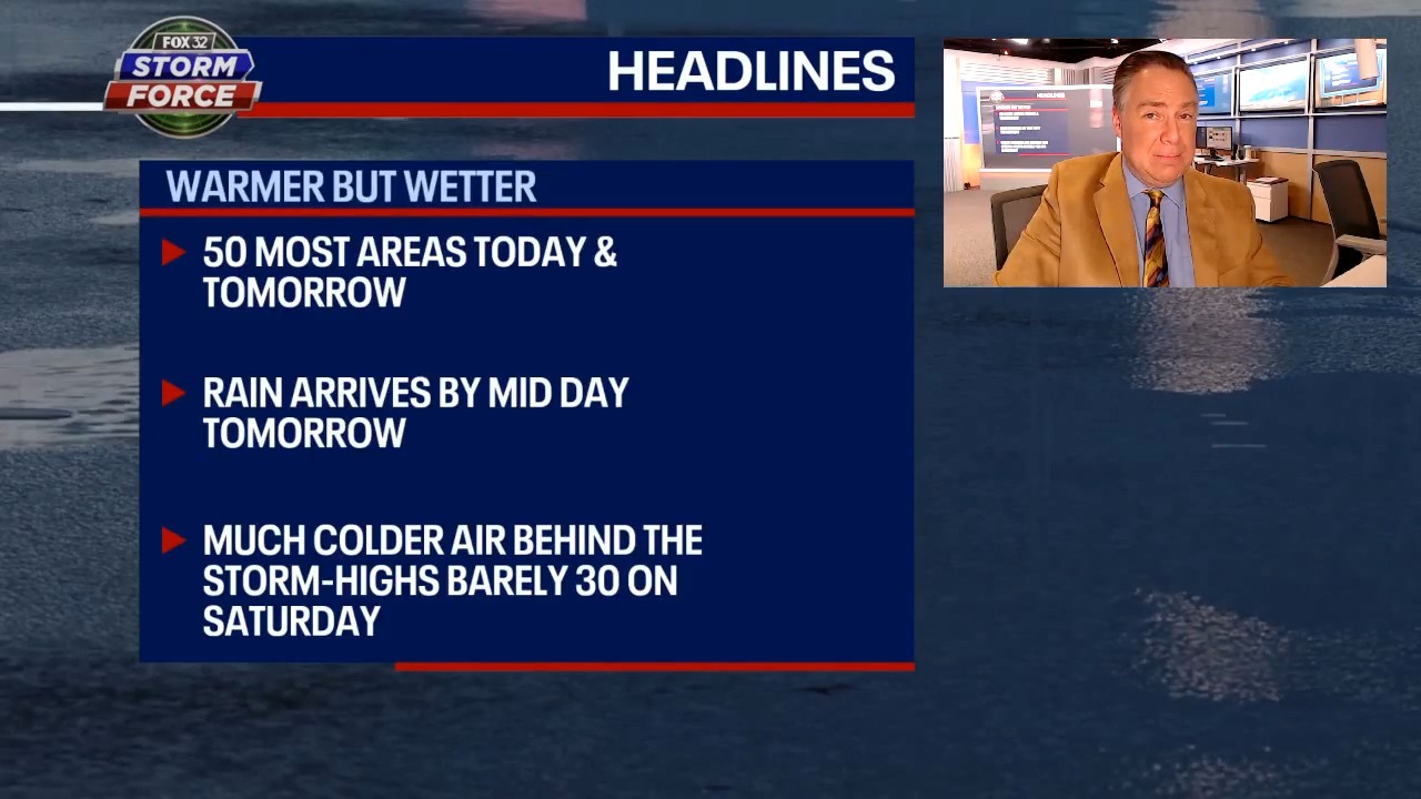 Chicago weather: Cold temps to start Wednesday with a gradual warmup