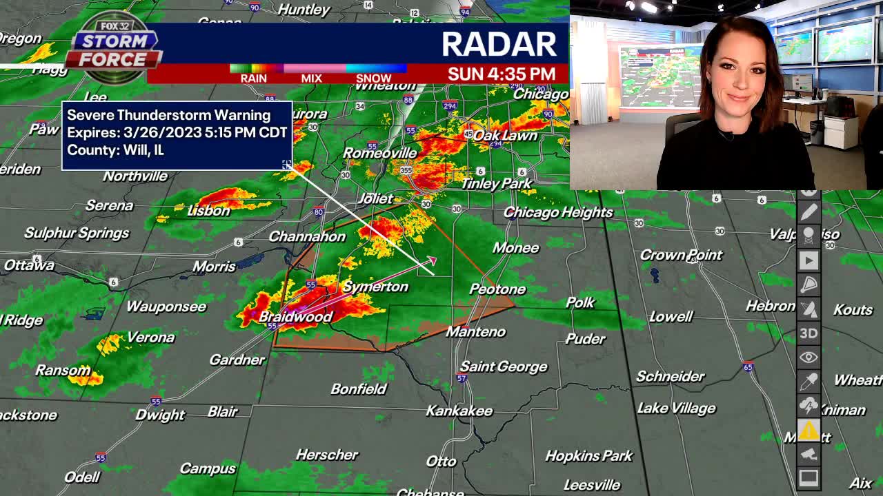 Chicago Weather Forecast for Sunday Afternoon: Severe Weather Possible