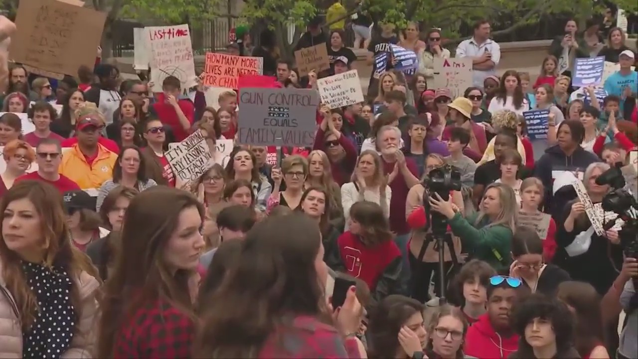 Nashville students stage walkout demanding gun control