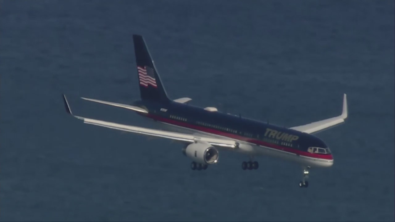 Trump arrives in New York ahead of historic arraignment