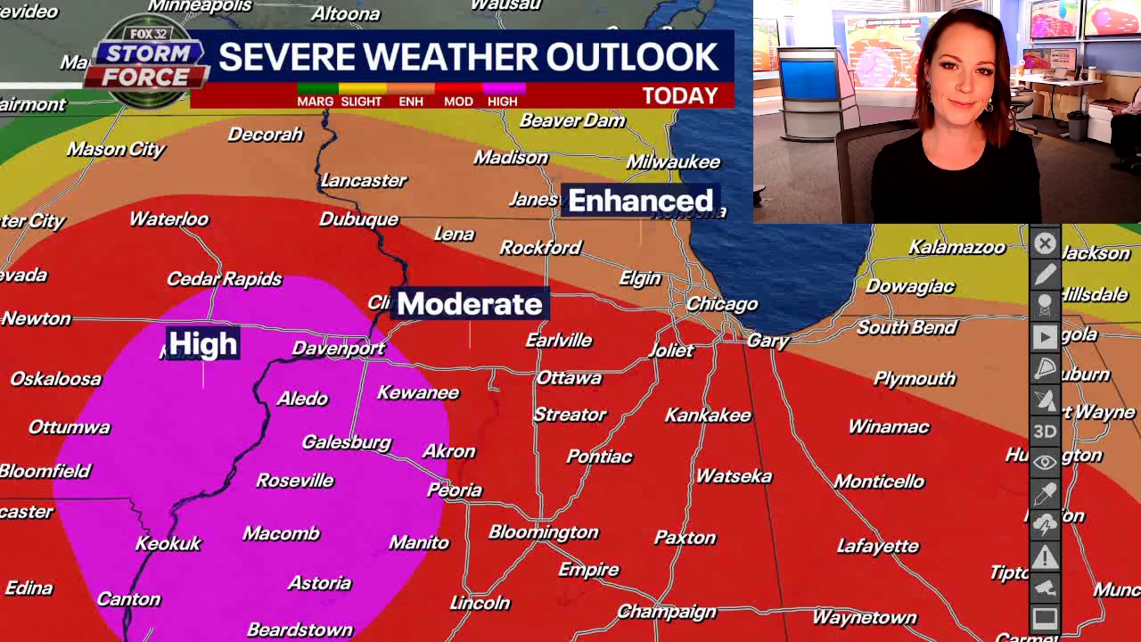 Chicago weather: Severe storms are likely this afternoon and evening