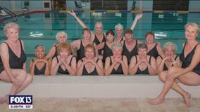 Women?s synchronized swimming team for seniors
