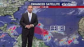 Strengthening storm system to impact islands in Atlantic