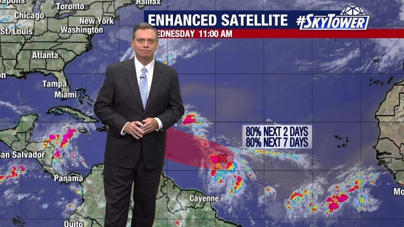 Strengthening storm system to impact islands in Atlantic