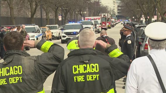 Body of second Chicago firefighter killed in as many days arrives at ME's office