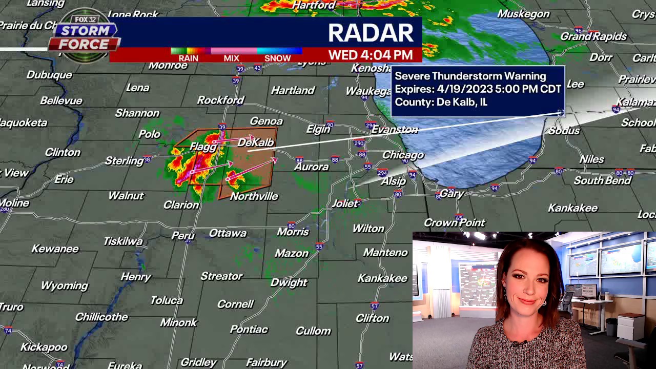 Chicago weather: Isolated severe storms are bringing the threat of hail