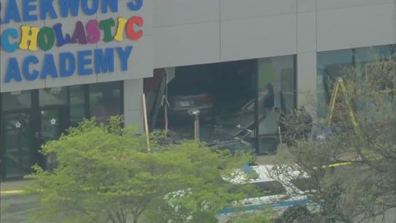 Car crashes into Chicago daycare, injuring child and 2 adults