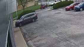 Surveillance video shows car slamming into Chicago daycare