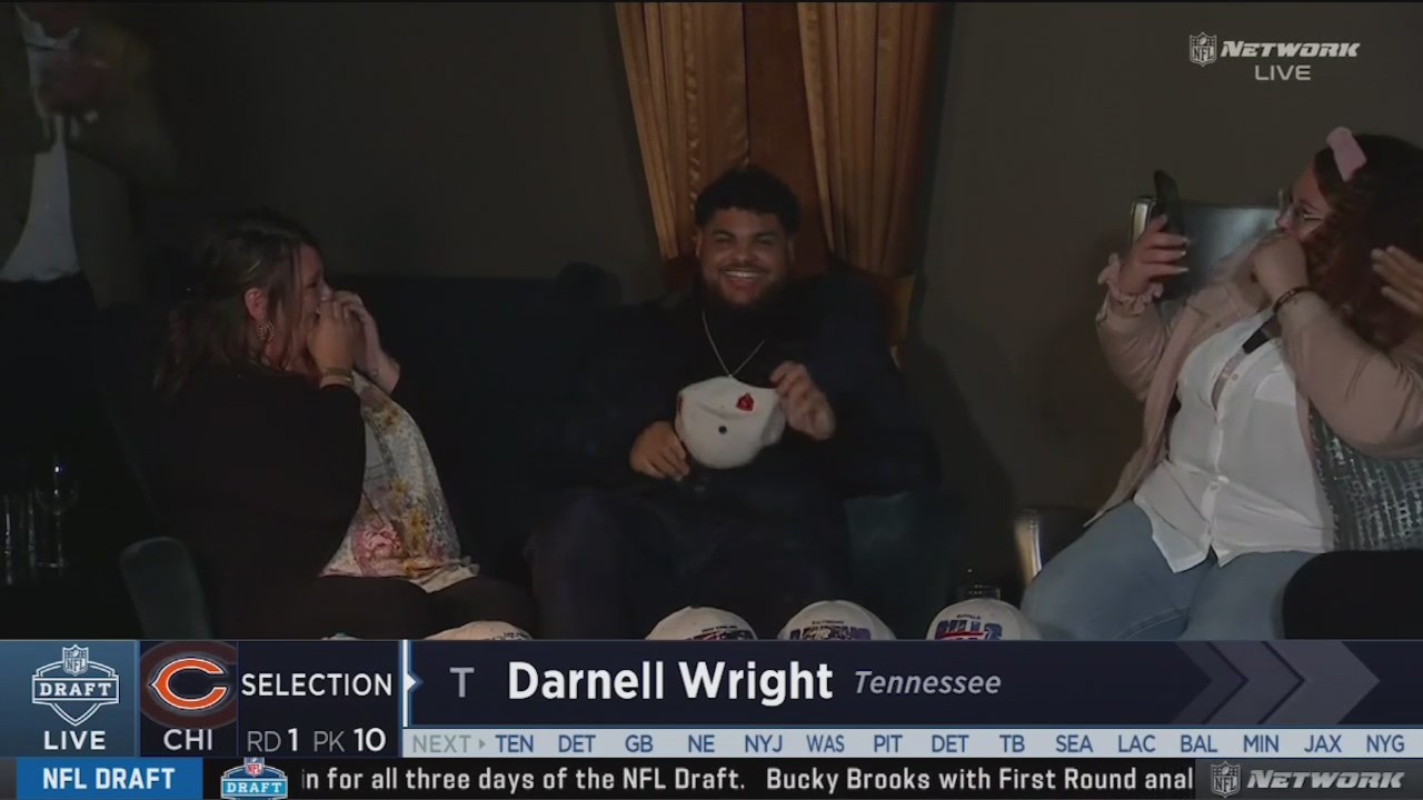 Bears draft Tennessee OT Darnell Wright at No. 10