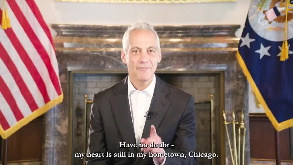 Former Chicago Mayor Rahm Emanuel shares message for incoming Mayor Brandon Johnson