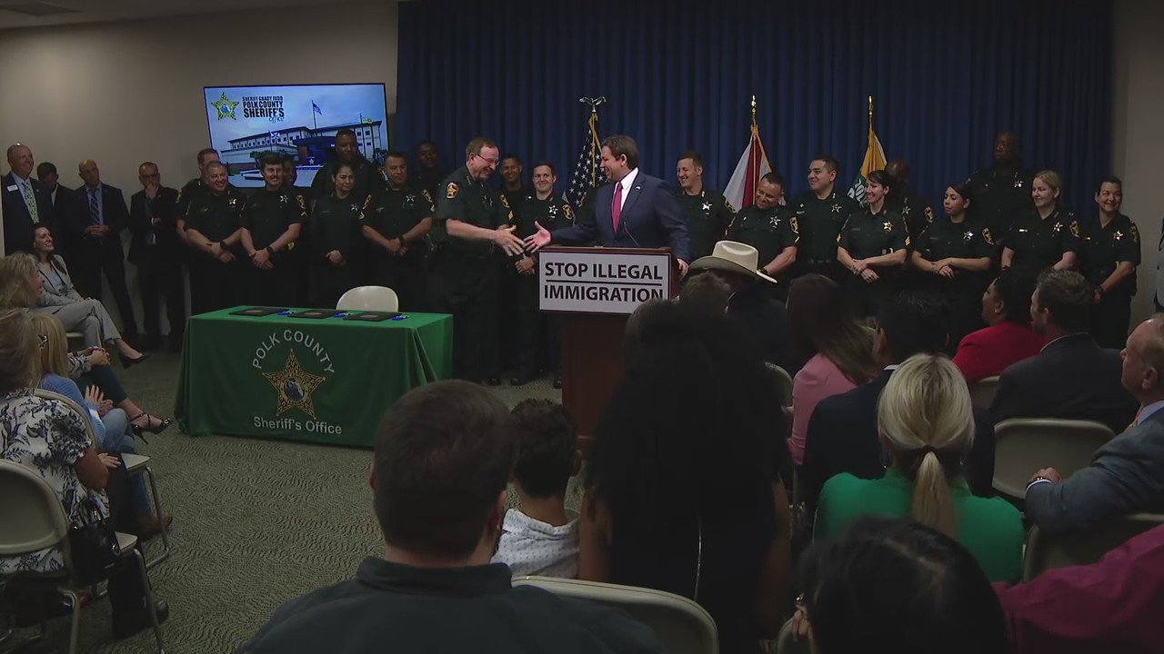 Grady Judd, Ron DeSantis press conference | FOX 13 Tampa Bay