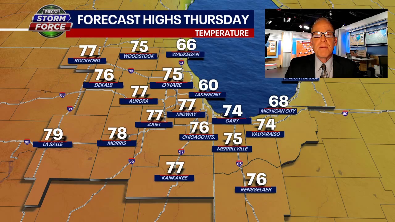 Chicago weather: More smoky sunshine Thursday