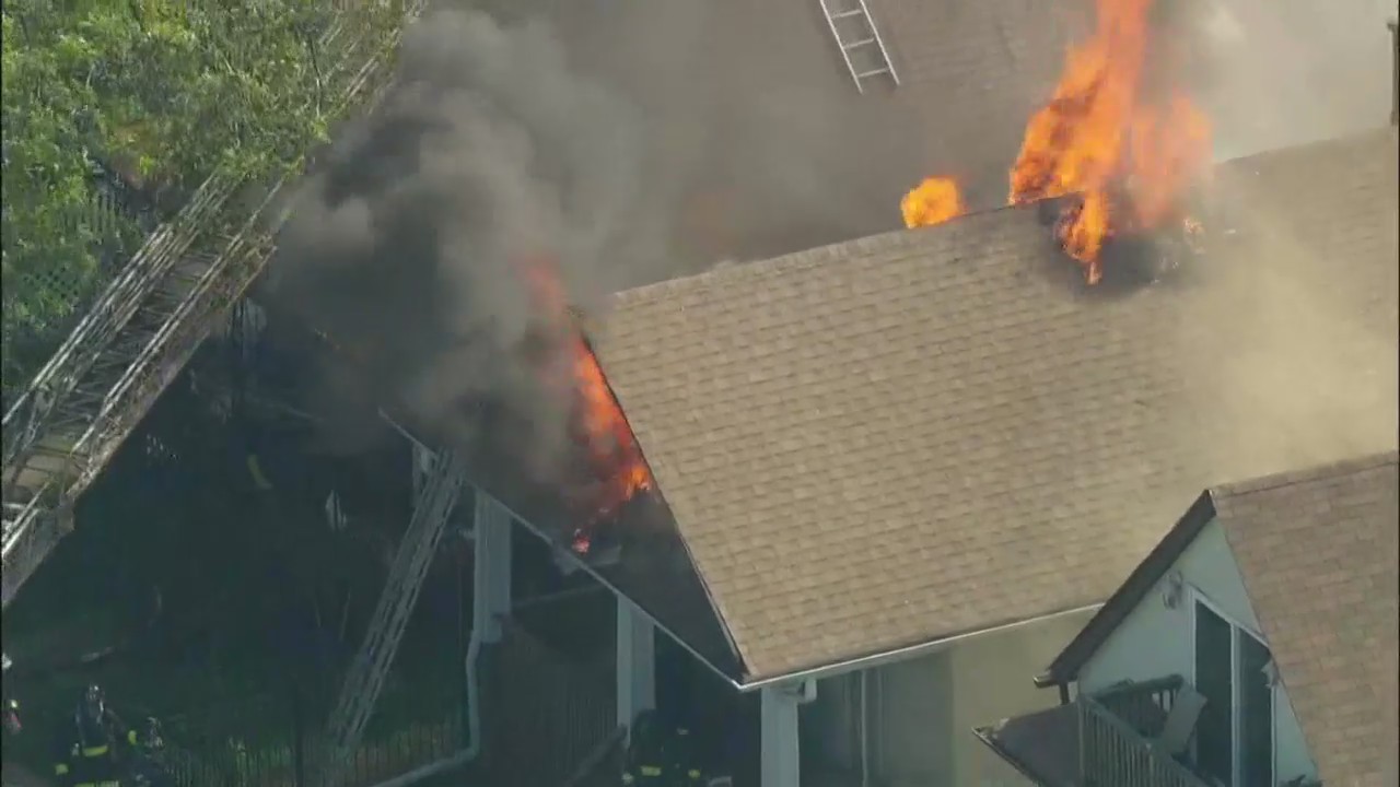 Crews battle house fire in West Pullman