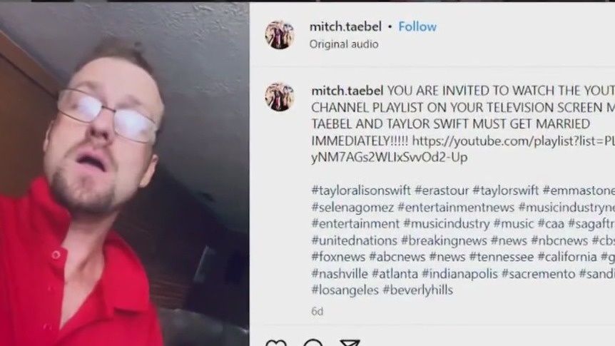 'You are my obvious soulmate': Indiana man accused of threatening, stalking Taylor Swift