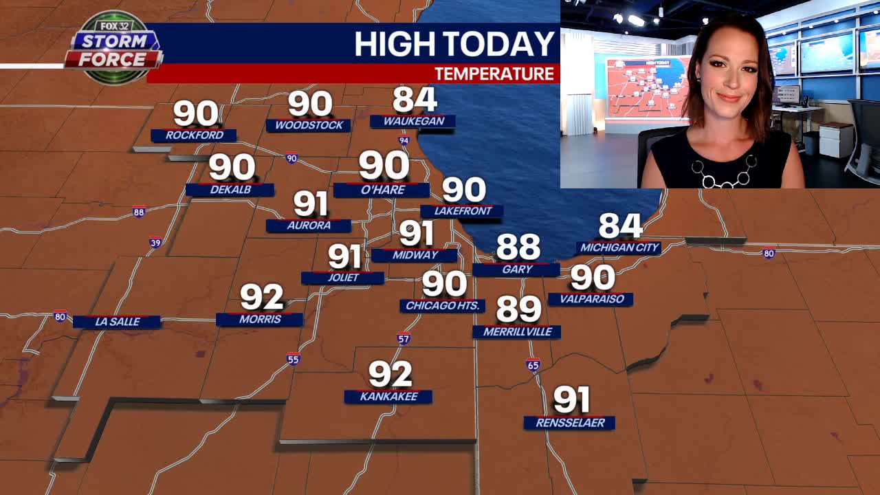 80s and 90s for the weekend, but relief is in sight